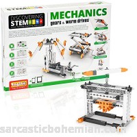 Engino Discovering STEM Mechanics Gears & Worm Drives | 12 Working Models | Illustrated Instruction Manual | Theory & Facts | Experimental Activities | STEM Construction Kit B01D37OV2Y